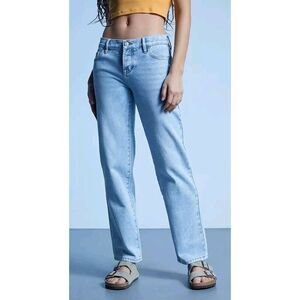 New Pacsun Light Blue Low‎ Rise Straight Leg JeansSize 26 Women's